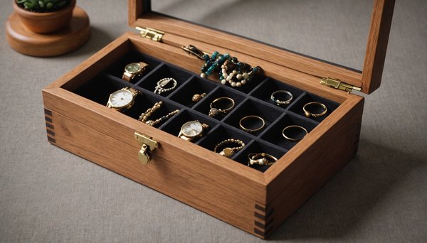 Boîte à bijoux en bois : élégance et organisation durable